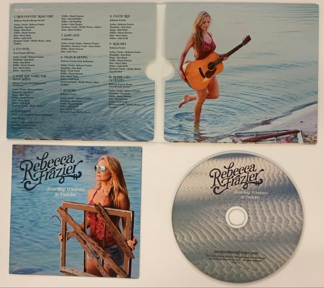 Rebecca Frazier - Boarding Windows in Paradise CD 2024 Compass Records Bluegrass