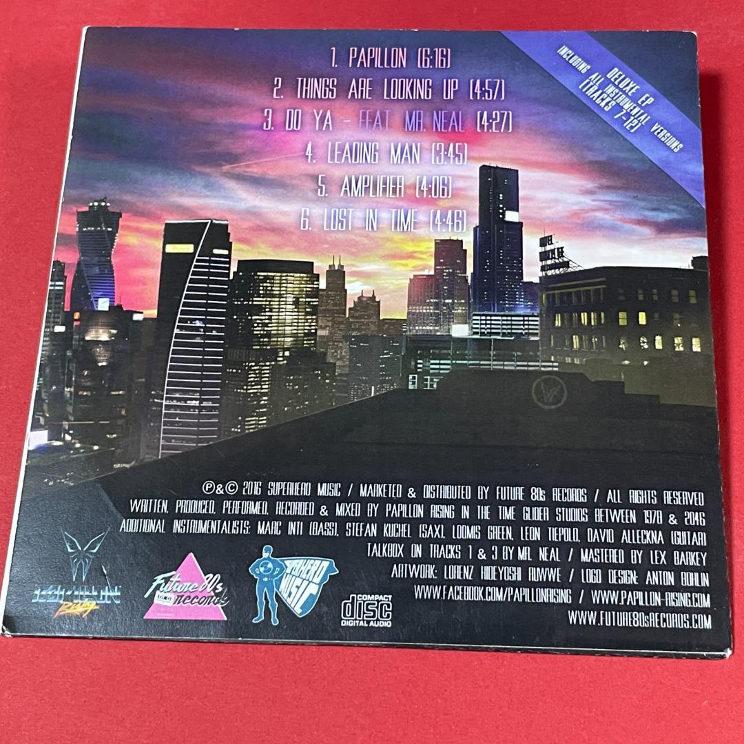Papillon Rising - First Contact Deluxe EP CD, Synthwave/AOR 2016 Import
