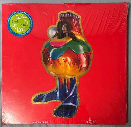 Bjork Volta 2LP UK Limited Red Cover Unopened Timbaland LFO 80s Electronic | Japansoundstore