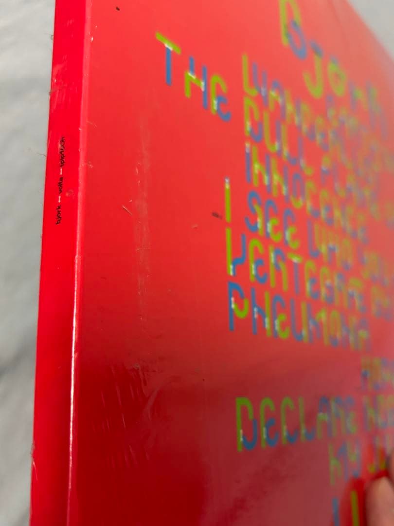 Bjork Volta 2LP UK Limited Red Cover Unopened Timbaland LFO 80s Electronic | Japansoundstore
