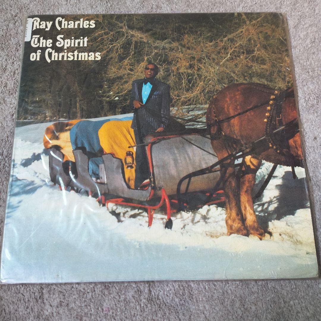 Ray Charles - The Spirit of Christmas LP 1985 Columbia Jazz Soul Vinyl