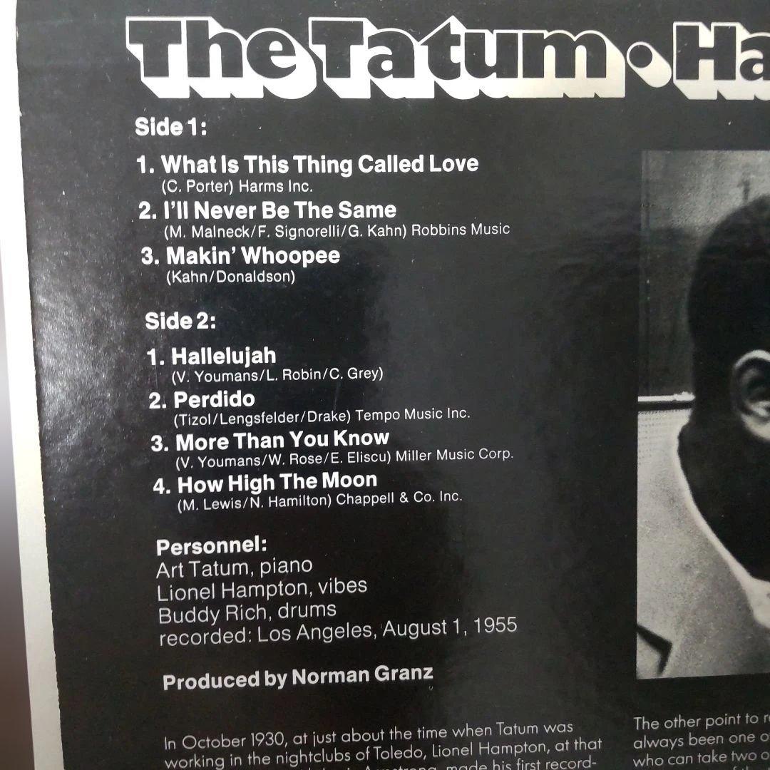 Art Tatum, Lionel Hampton, Buddy Rich - The Tatum-Hampton-Rich Trio - Vinyl LP J