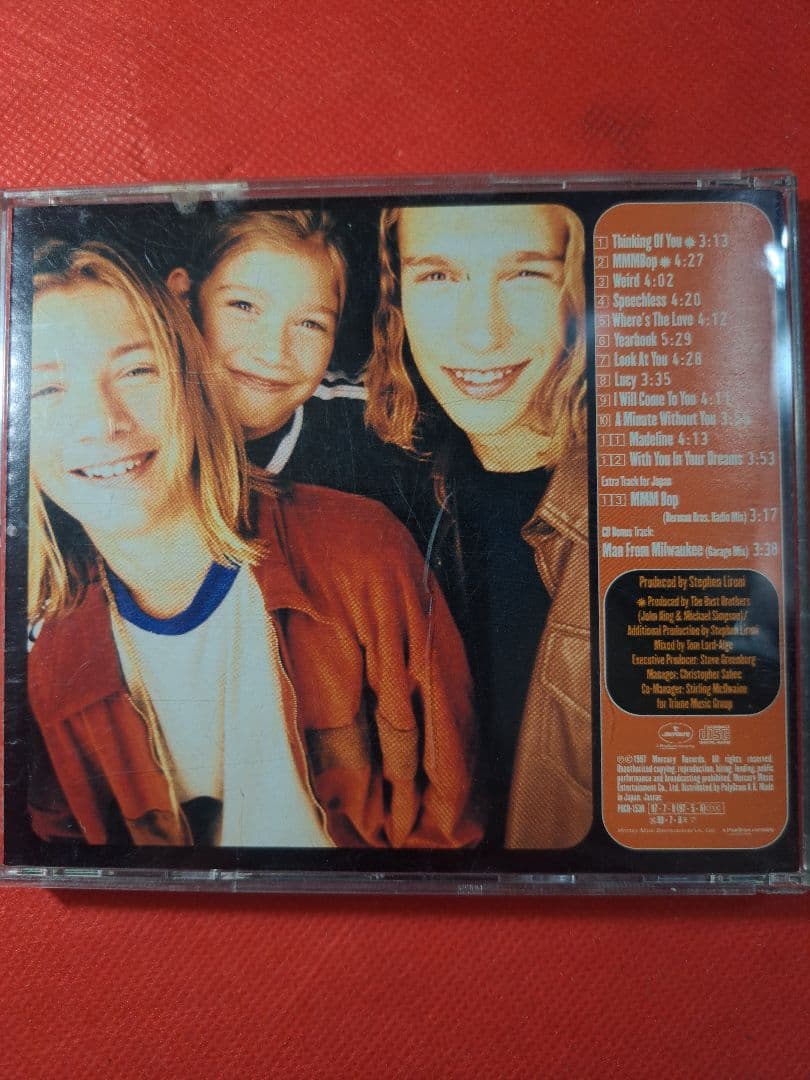 Hanson Middle of Nowhere CD Japan Press with OBI PHCR-1530 1997 Limited Edition