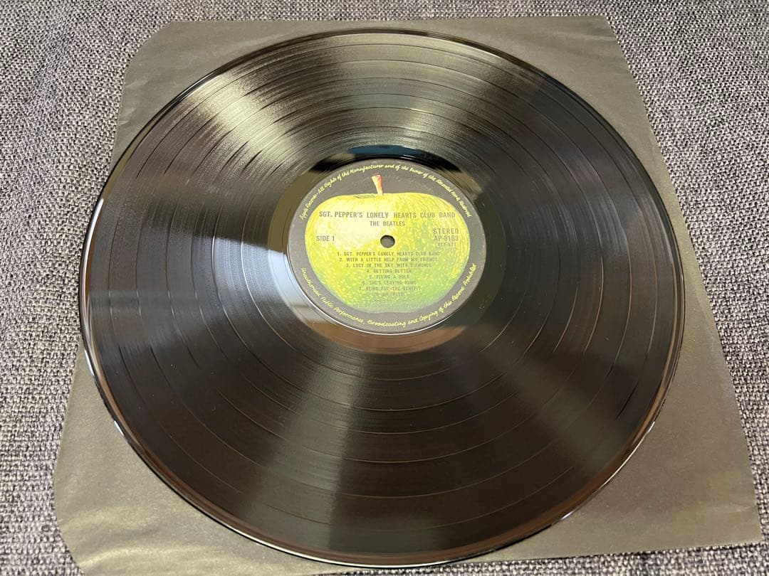The Beatles Sgt. Pepper's Lonely Hearts Club Band Vinyl LP Japan Apple AP-8163