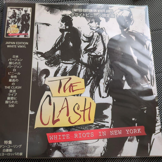 The Clash White Riots In New York Limited Edition White Vinyl LP Japan Import
