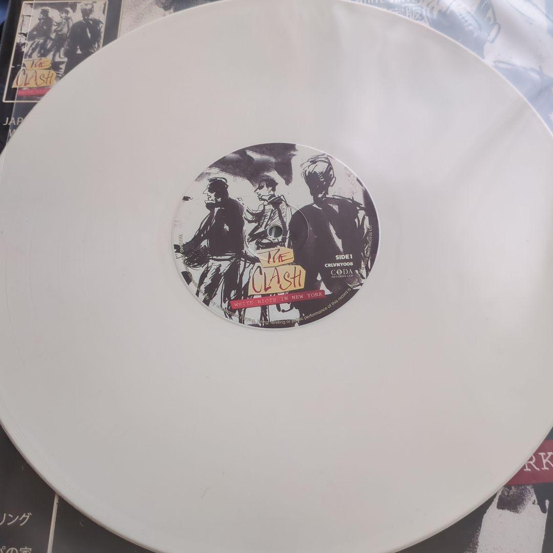 The Clash White Riots In New York Limited Edition White Vinyl LP Japan Import