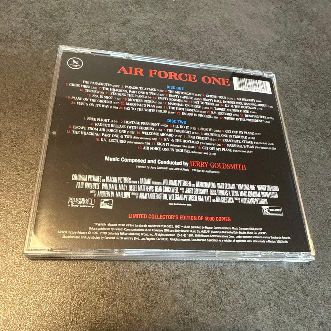 Air Force One OST CD DX Limited Edition 2 Disc Jerry Goldsmith Out of Print | Japansoundstore