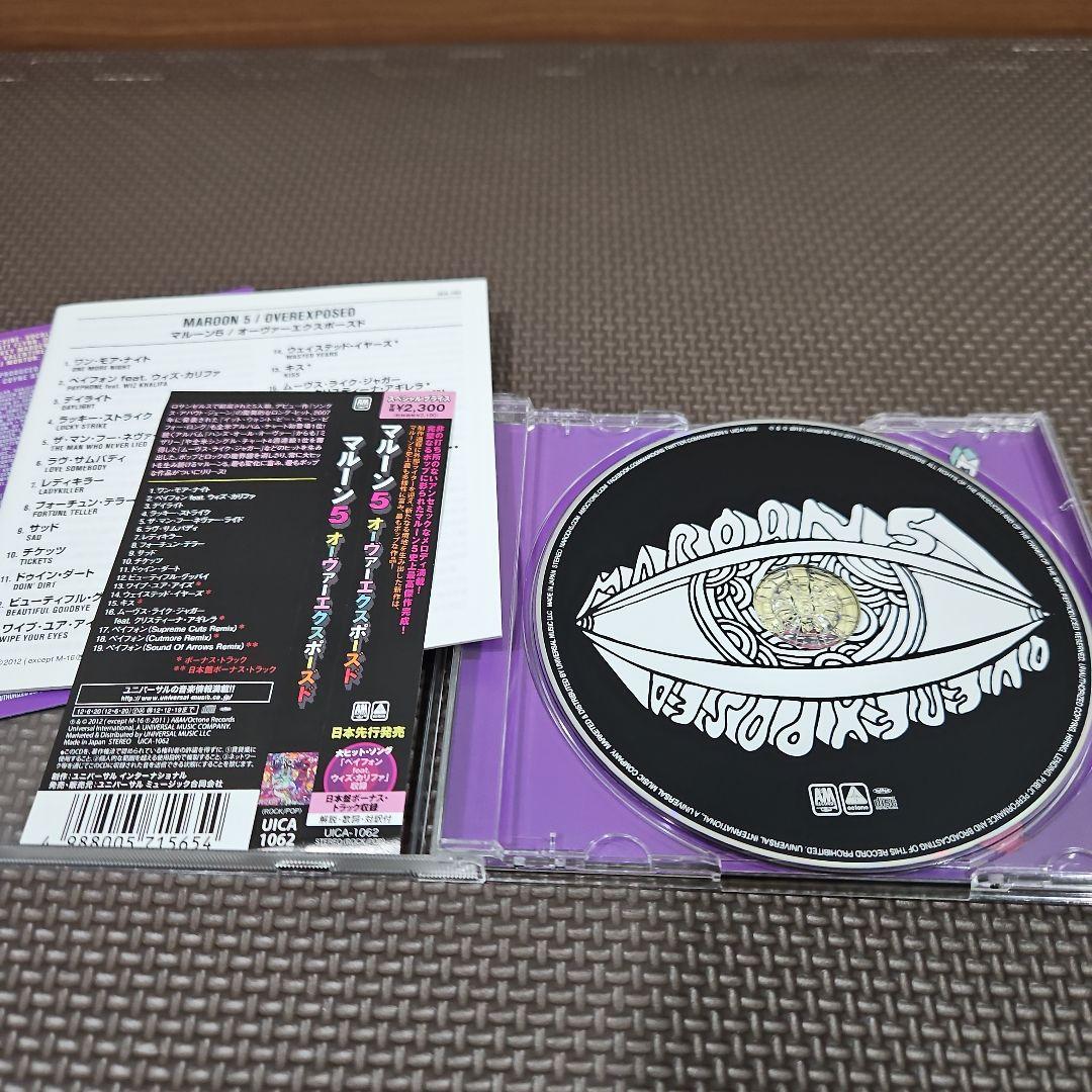 Maroon 5 - Overexposed CD Japan Press with OBI UICA 1062