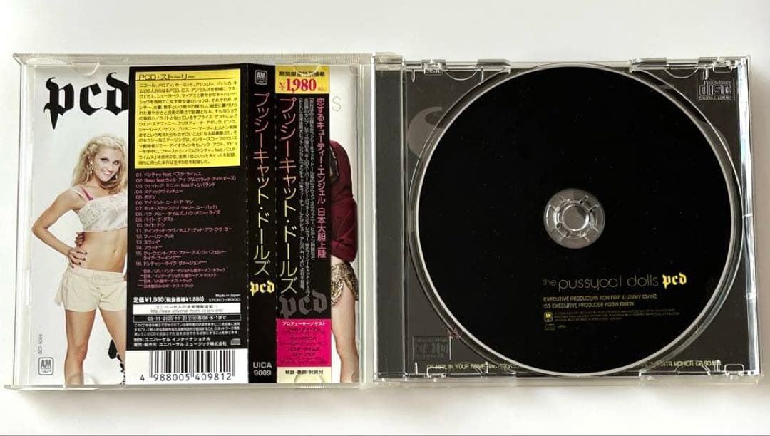 The Pussycat Dolls PCD Japan Press CD with OBI Limited Edition 2005