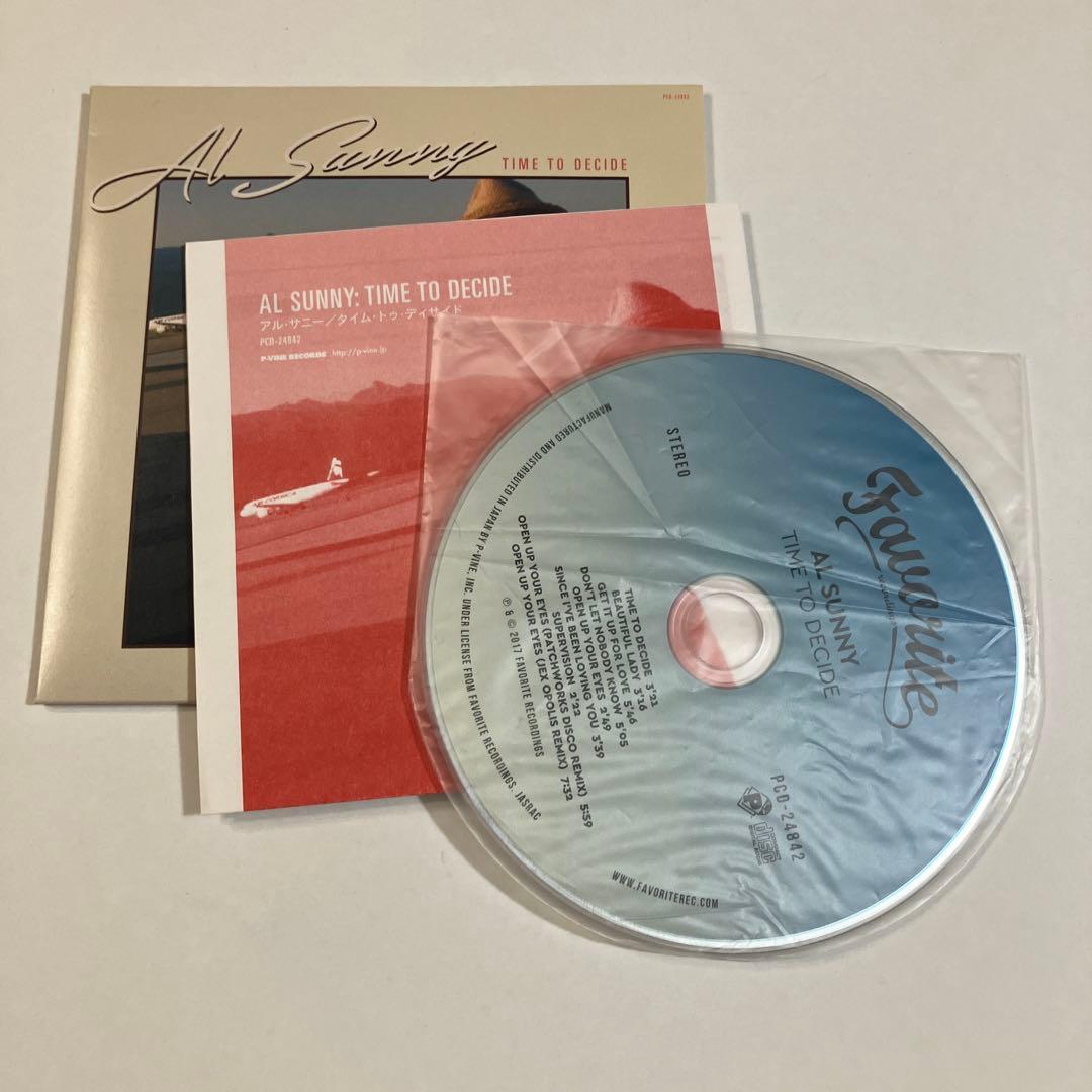 Al Sunny - Time To Decide CD Japan Press Limited Mini LP Sleeve AOR