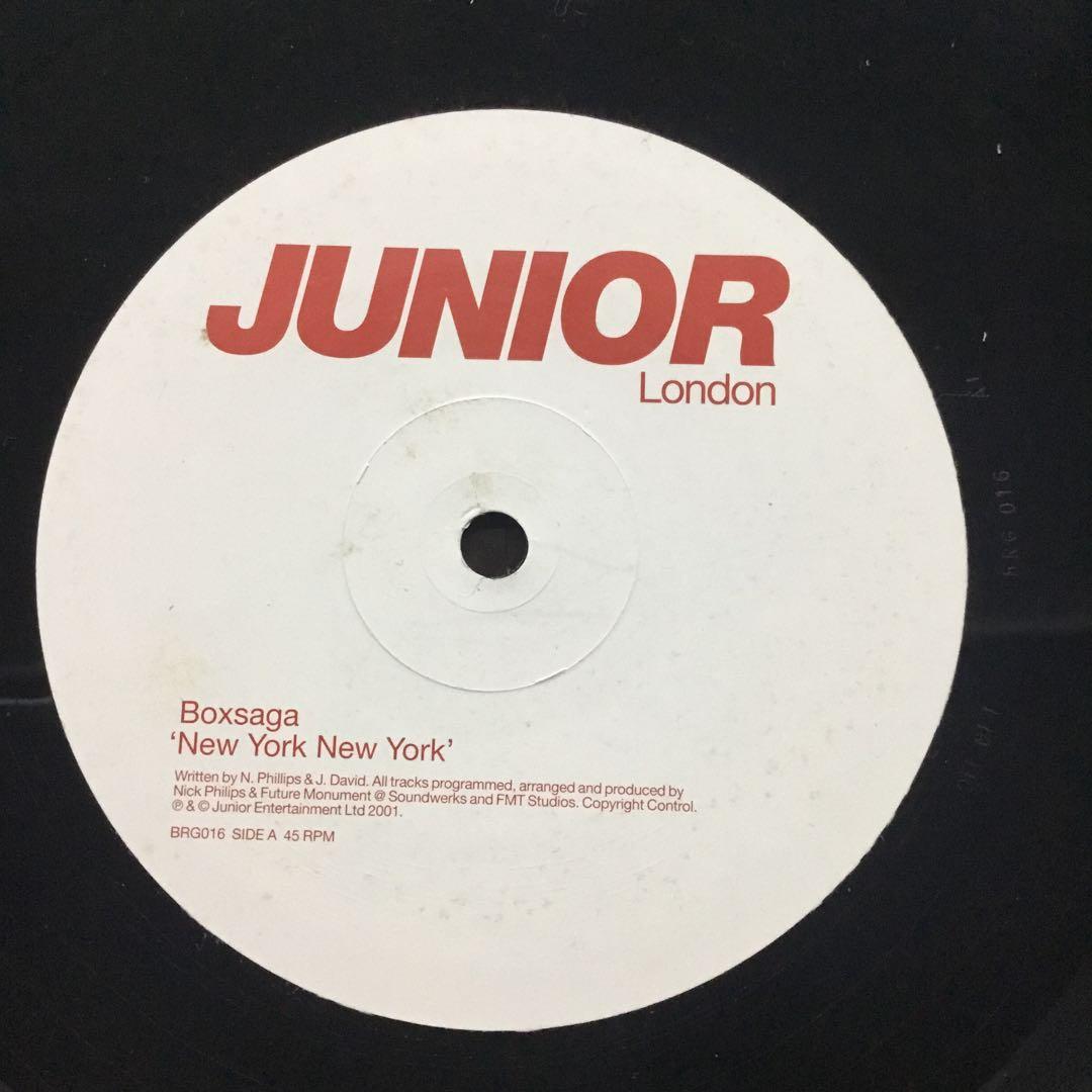 Junior - New York New York / Boxsaga 12" Vinyl Record Japan Import Rare