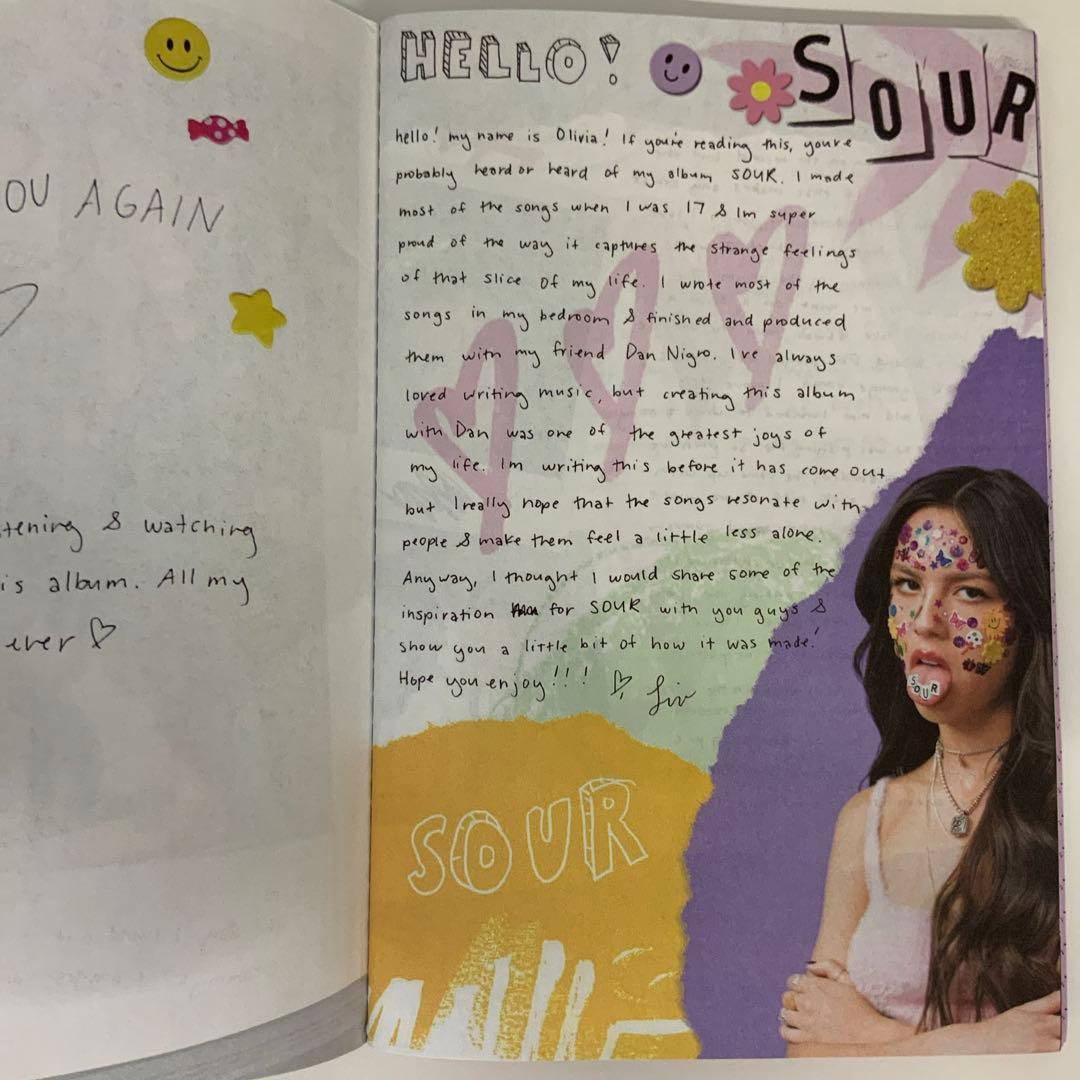 Olivia Rodrigo Sour Diary with CD 1st Anniversary Limited Edition | Japansoundstore