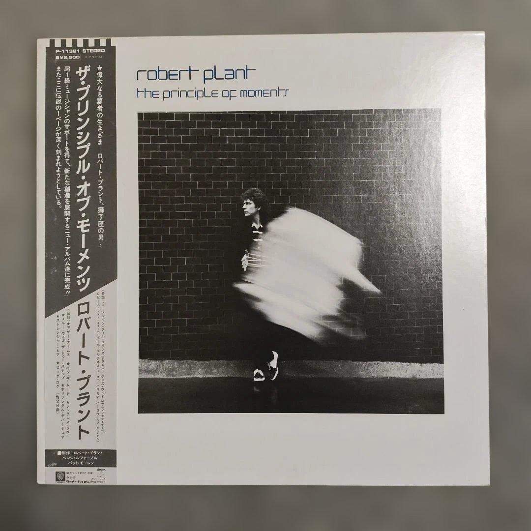 Robert Plant The Principle of Moments Japan LP Vinyl Record w/ OBI Insert 1983