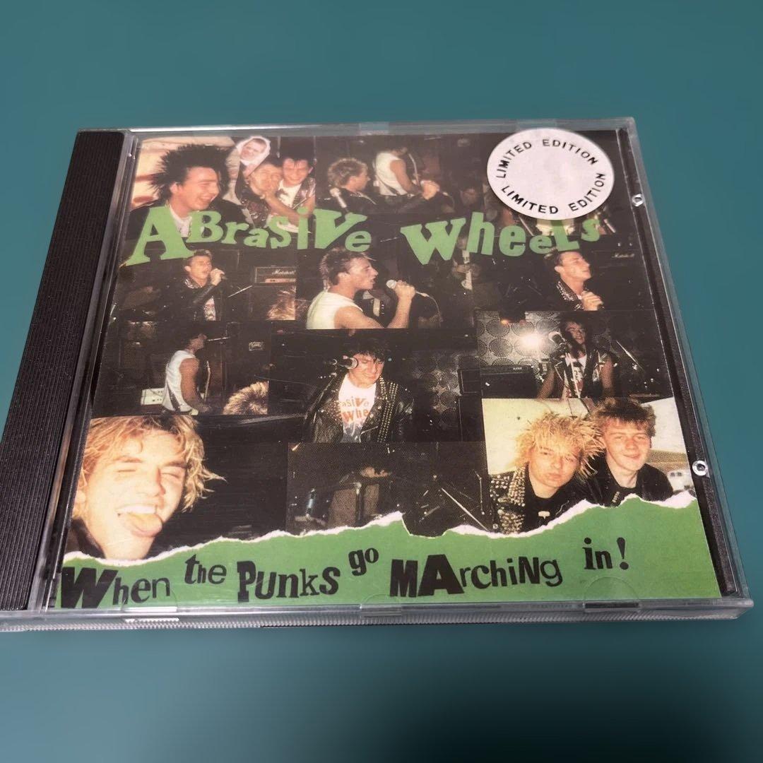 Abrasive Wheels - When the Punks Go Marching In CD Limited Edition Punk Rock