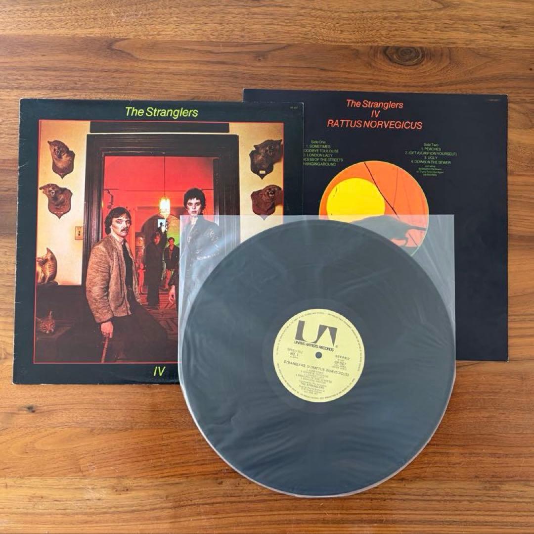 The Stranglers - Rattus Norvegicus LP 1977 Japan Pressing GP-507 Punk Classic
