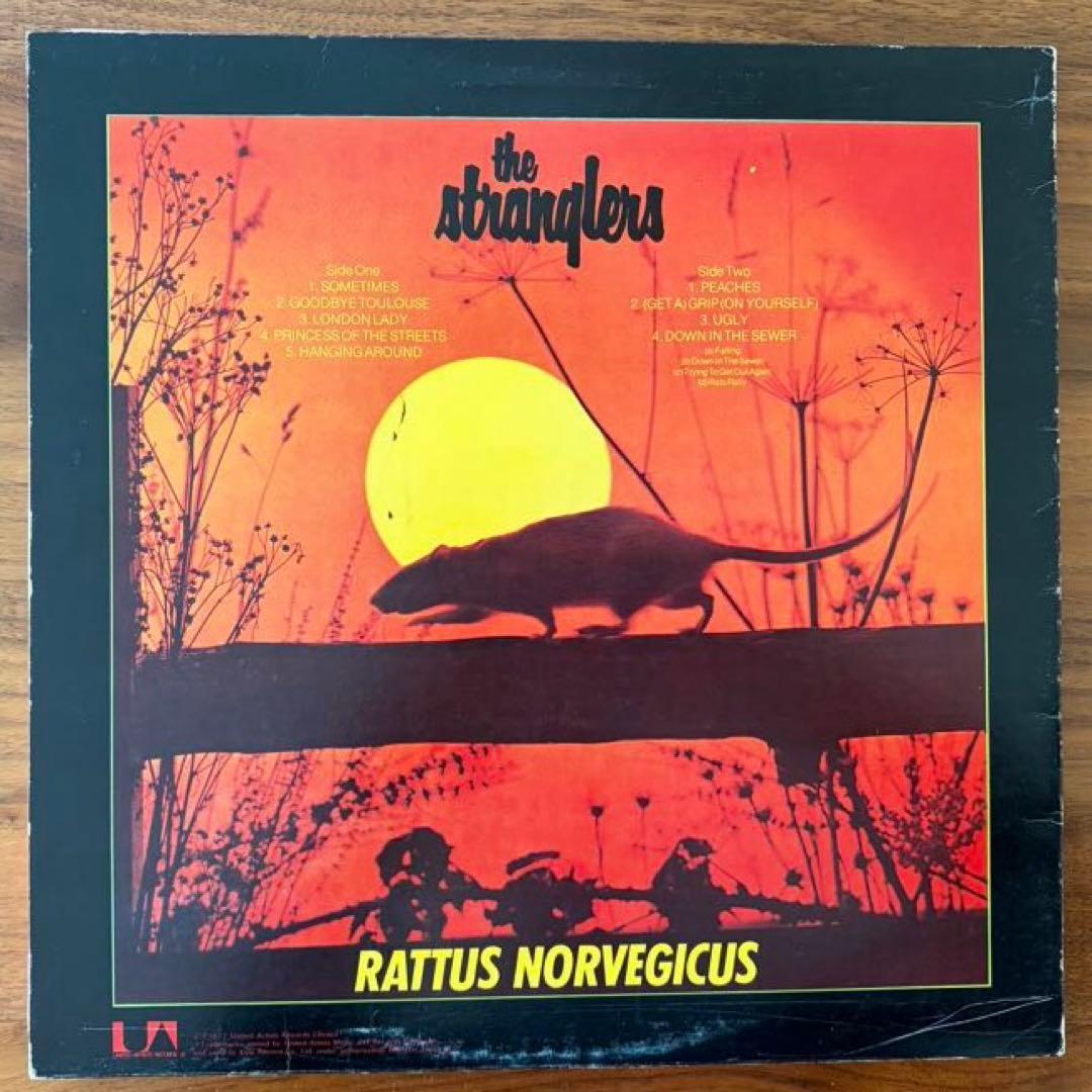 The Stranglers - Rattus Norvegicus LP 1977 Japan Pressing GP-507 Punk Classic