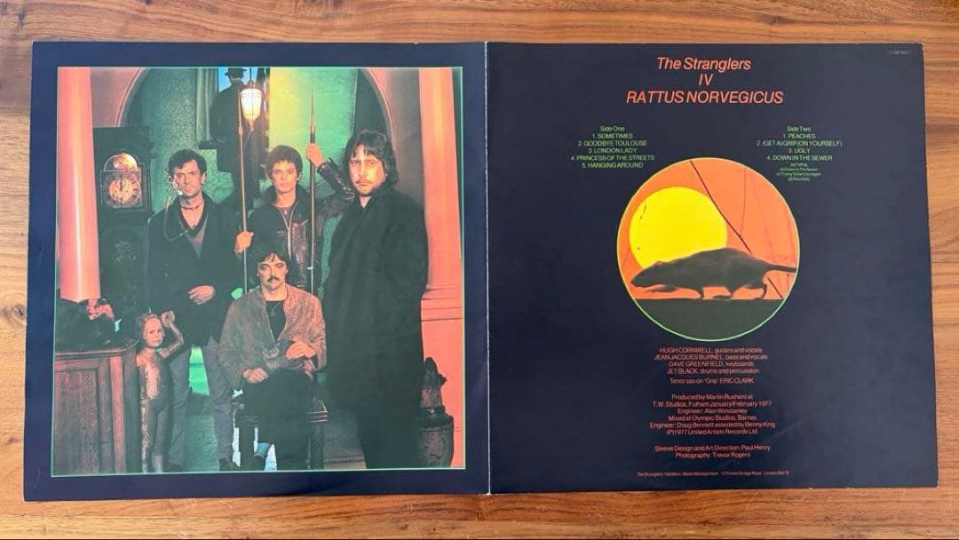 The Stranglers - Rattus Norvegicus LP 1977 Japan Pressing GP-507 Punk Classic