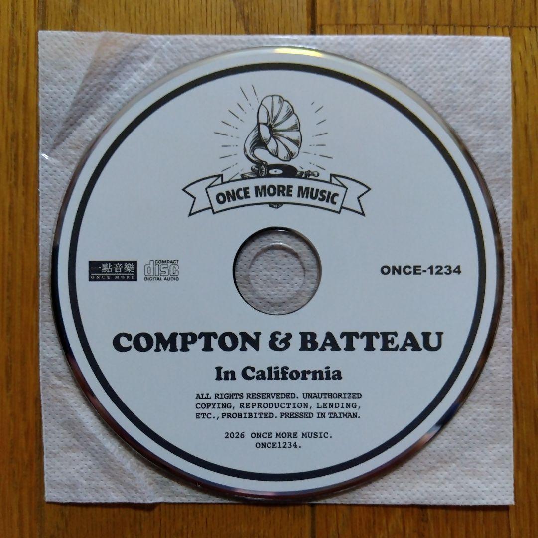 Compton & Batteau In California CD Japan Import w/ OBI Paper Sleeve Edition