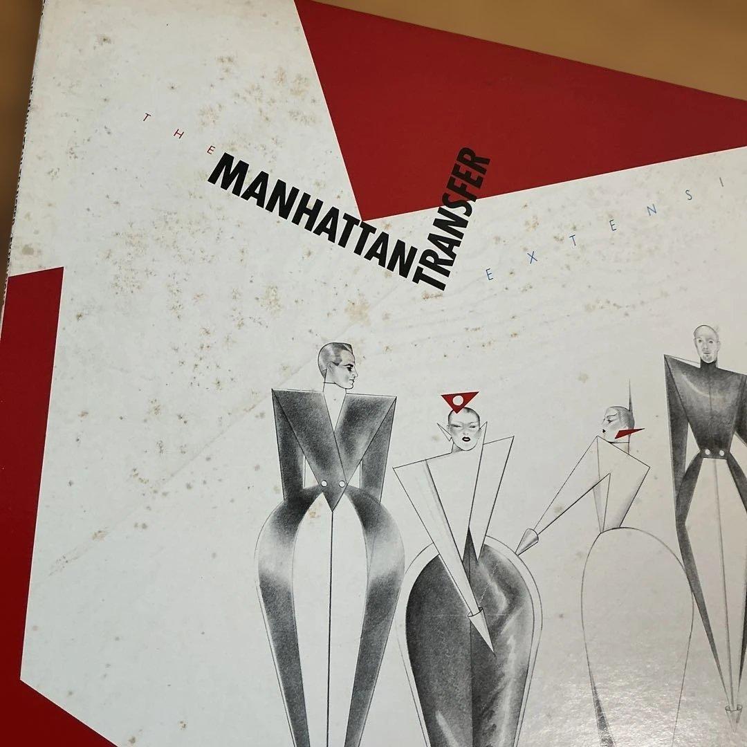 The Manhattan Transfer Extensions Japan Vinyl LP w/ Obi & Insert Jazz Fusion