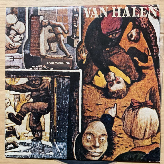VAN HALEN Fair Warning Vinyl LP 1981 Japan Pressing P-10937W Hard Rock