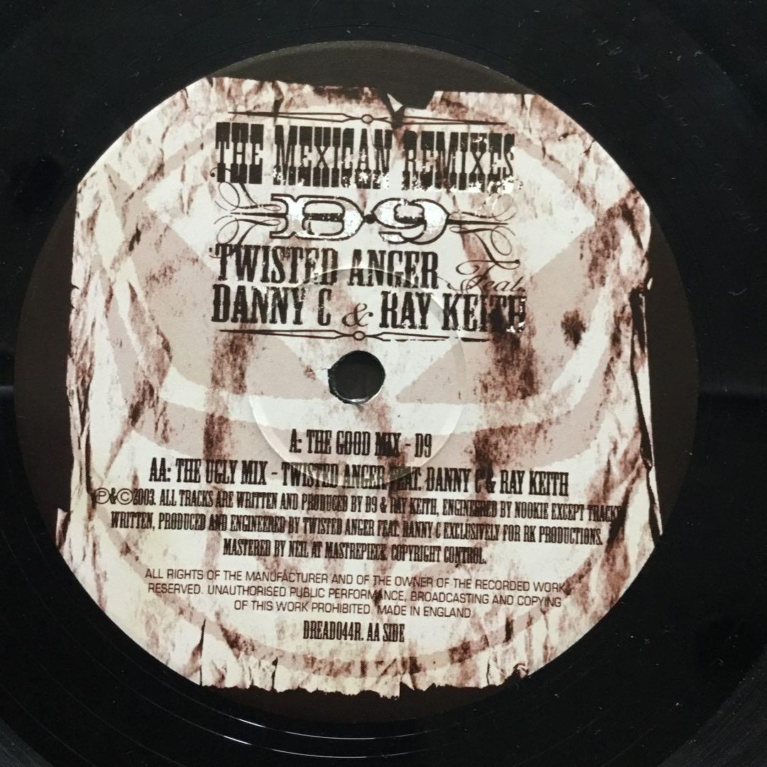D9 & Twisted Anger - The Mexican Remixes Part Two 12" Drum & Bass Vinyl 2003