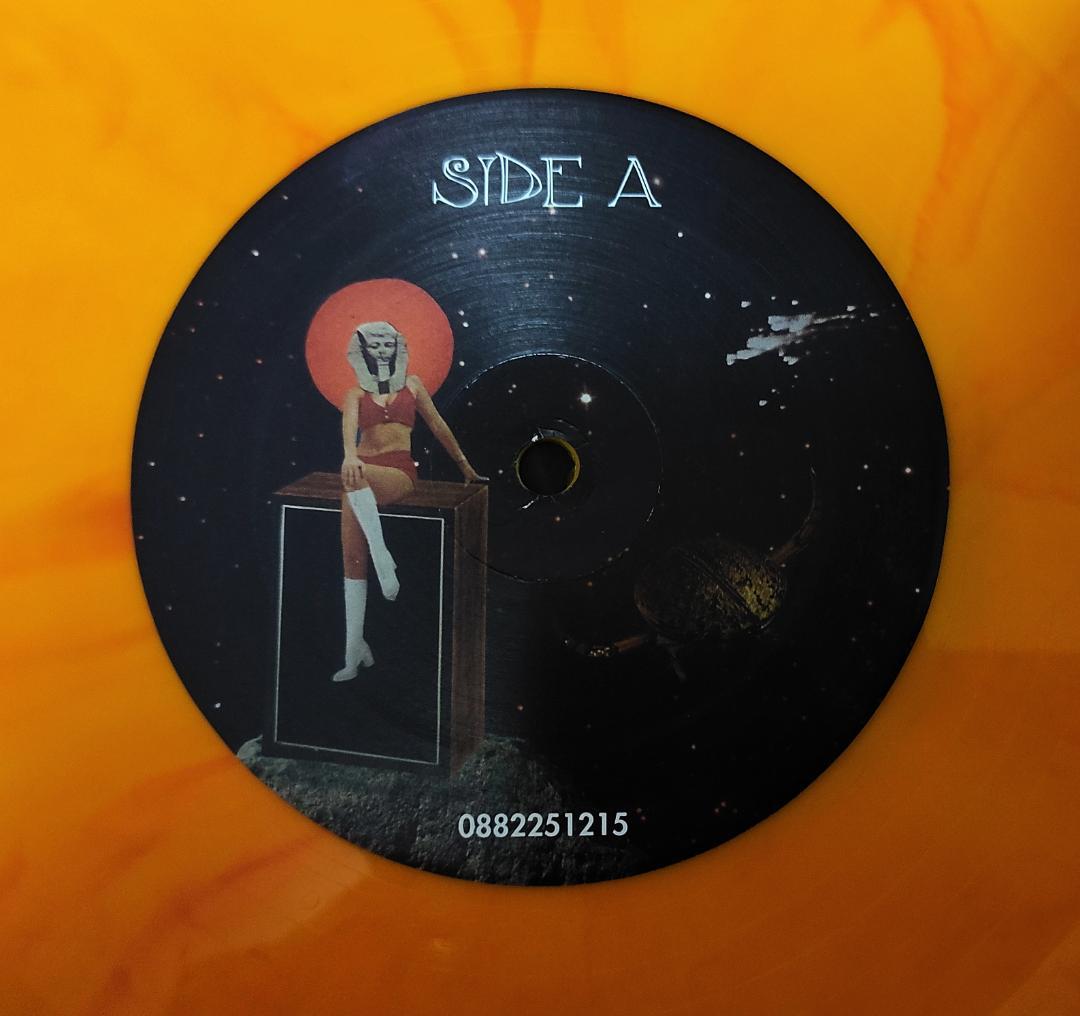 The Claypool Lennon Delirium Monolith of Phobos 2LP Orange Marble Vinyl Record
