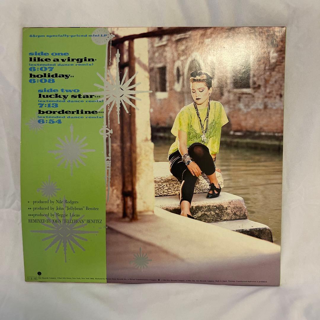 Madonna - Like A Virgin & Other Big Hits Vinyl LP Japan Obi Import Mini-Album
