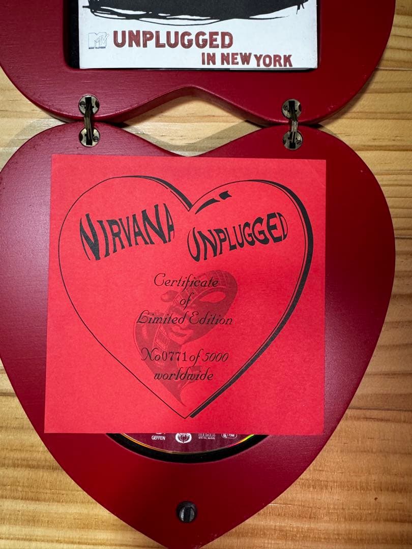 Nirvana MTV Unplugged Limited Edition Heart-Shaped Box CD Collectible | Japansoundstore
