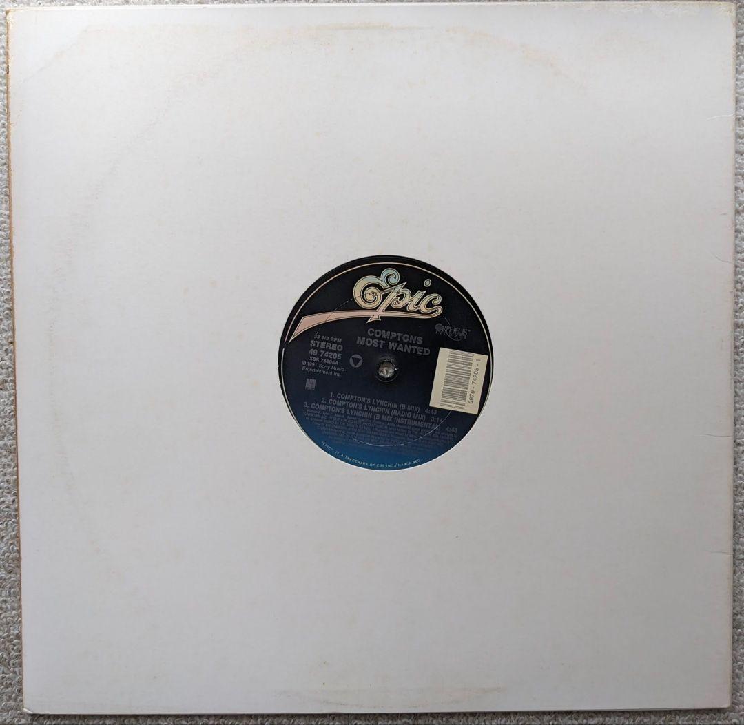 Comptons Most Wanted - Compton's Lynchin' / They Still Gafflin' 12" Vinyl 1991 U