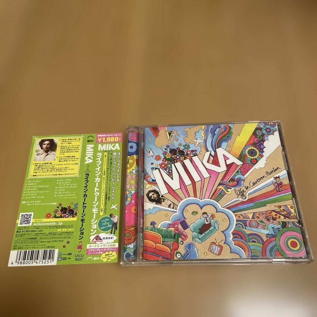 MIKA Life In Cartoon Motion CD Japan Press with OBI 2007 Limited Edition