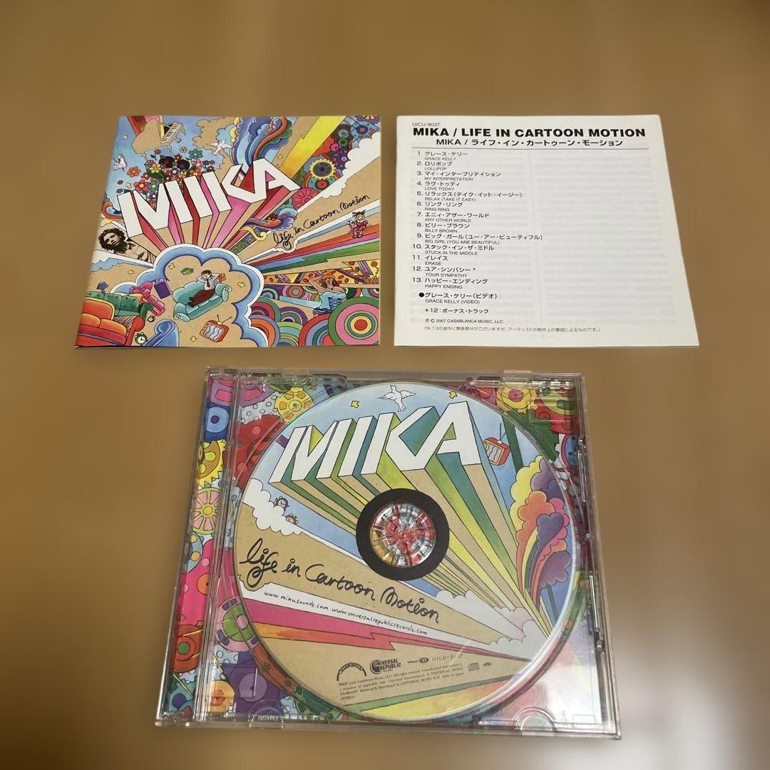 MIKA Life In Cartoon Motion CD Japan Press with OBI 2007 Limited Edition