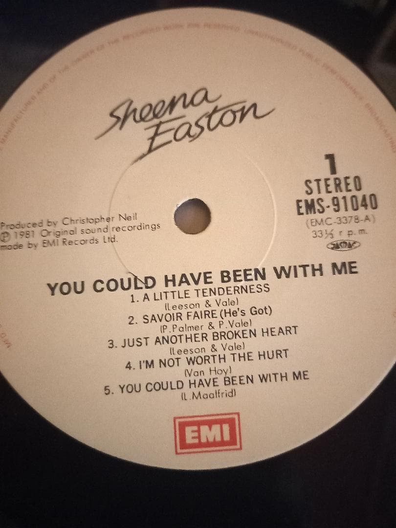 Sheena Easton - You Could Have Been With Me LP Japan Obi Vinyl Record