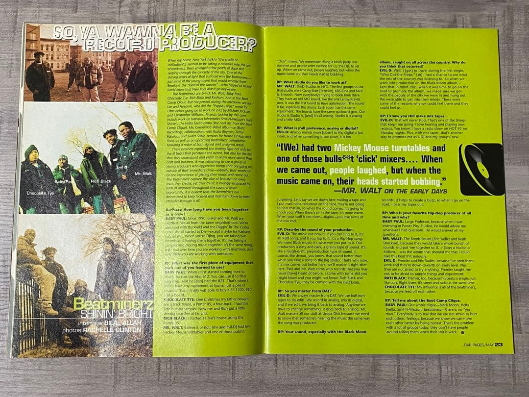RAP PAGES Magazine May 1995 The Pharcyde Da Beatminerz DJ Quik 90s Hip Hop