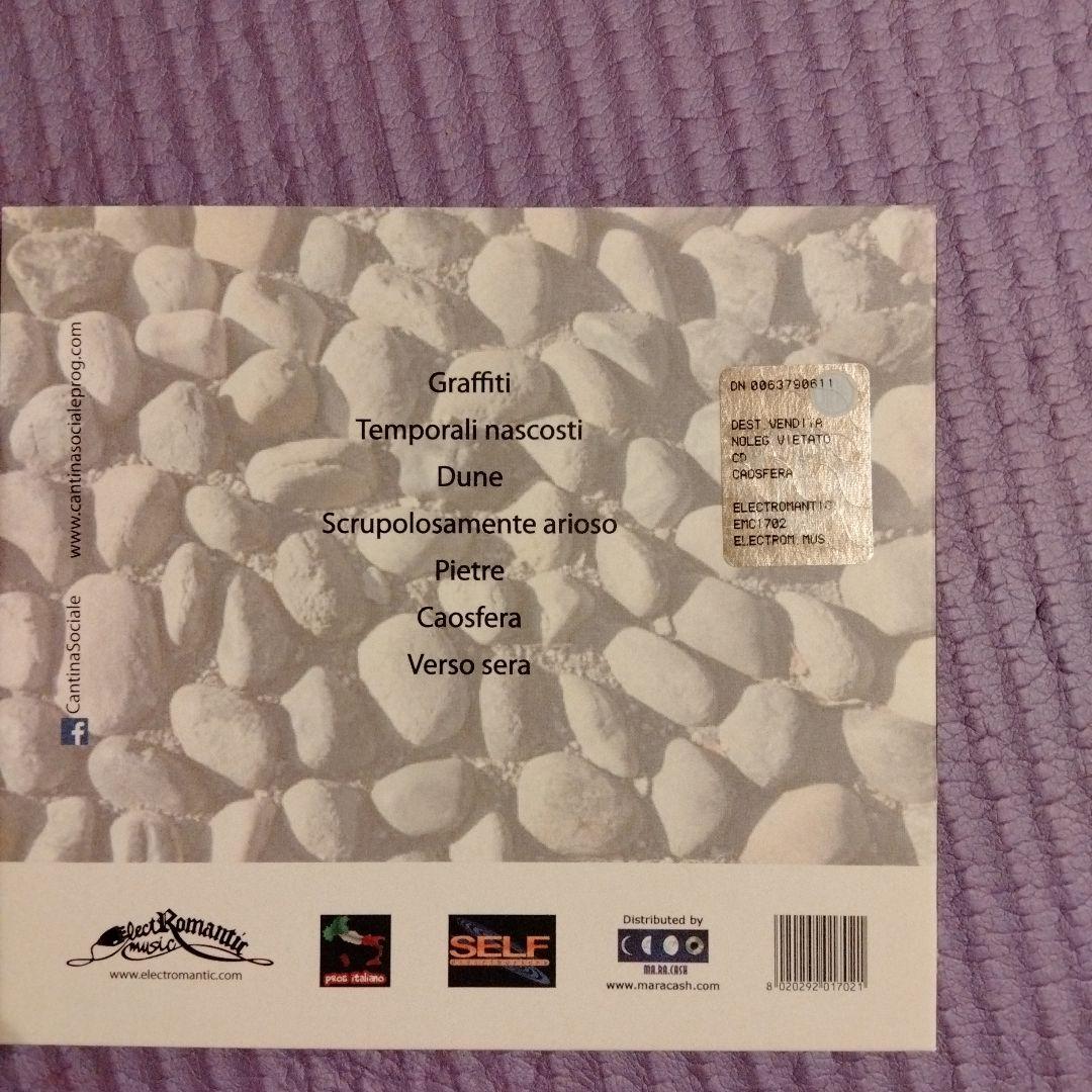 Cantina Sociale - Caosfera CD Italian Progressive Rock RPI