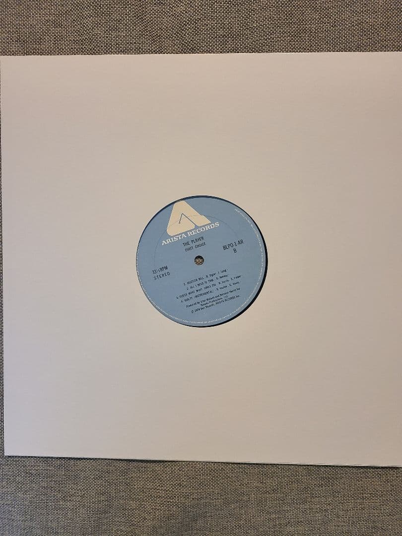 First Choice - The Player 12" Vinyl Arista Records Soul Disco