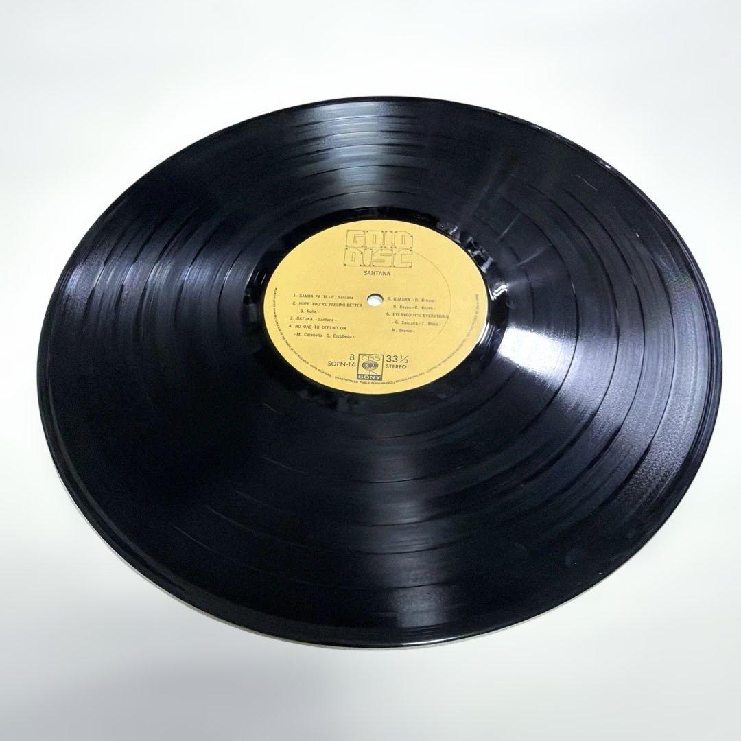 Santana Gold Disc Japan Exclusive Best Of Vinyl LP CBS/Sony SOPN-16 Import