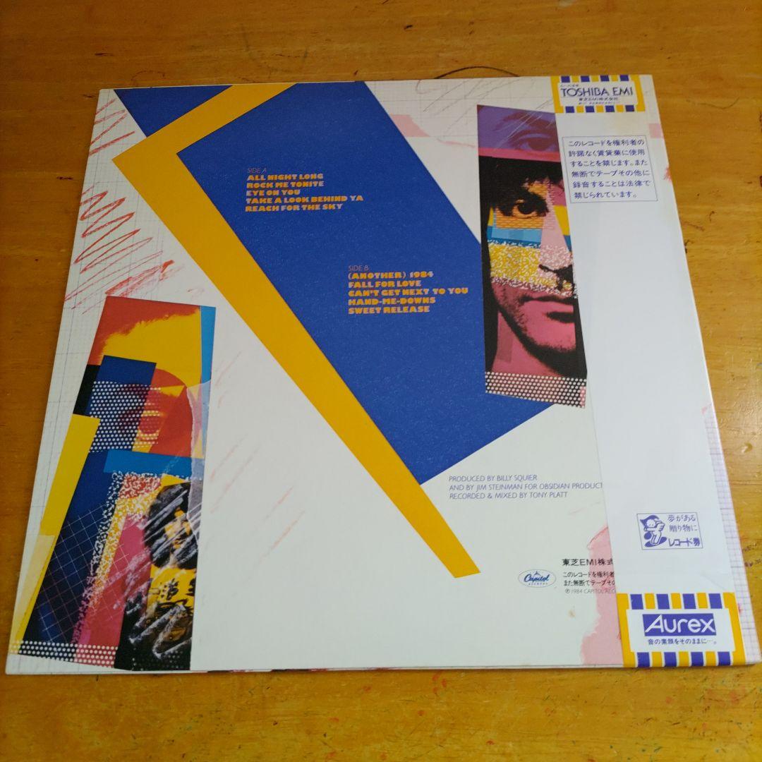 Billy Squier Signs of Life LP Vinyl Japan Pressing with Obi Strip 1984 Rock