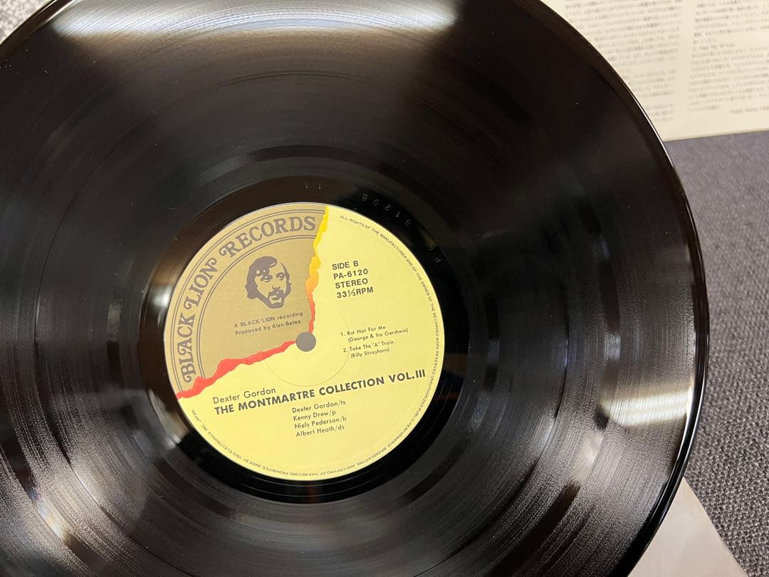 Dexter Gordon-The Montmartre Collection Vol. III LP Near Mint 1977 Jazz Vinyl | Japansoundstore