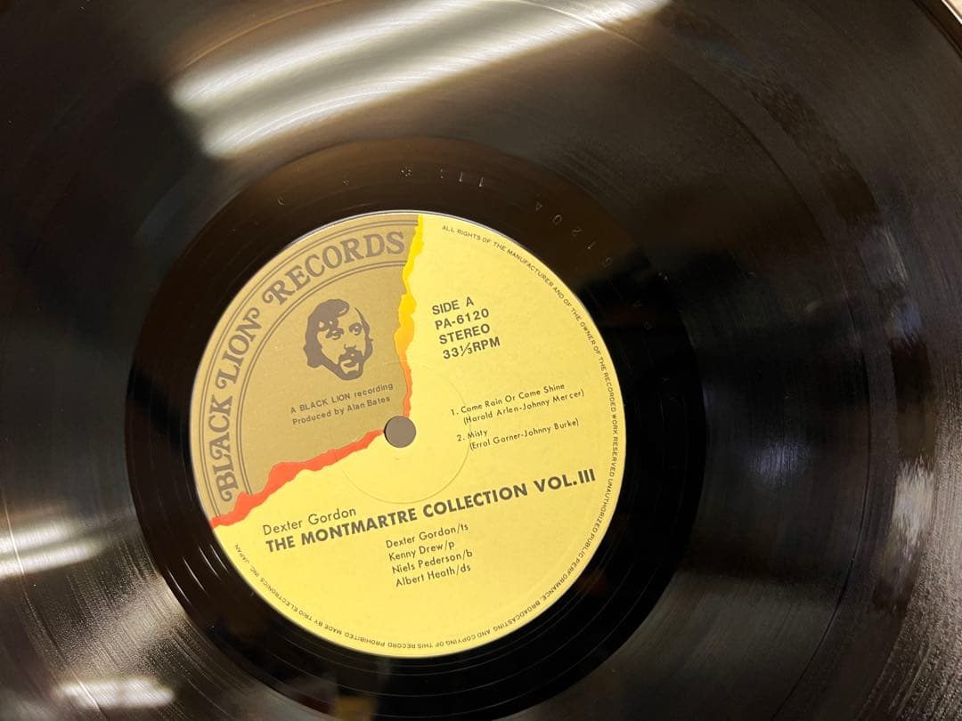 Dexter Gordon-The Montmartre Collection Vol. III LP Near Mint 1977 Jazz Vinyl | Japansoundstore