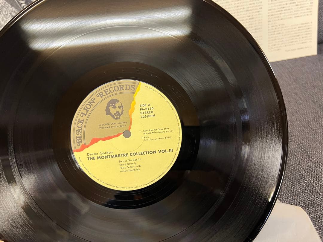 Dexter Gordon-The Montmartre Collection Vol. III LP Near Mint 1977 Jazz Vinyl | Japansoundstore