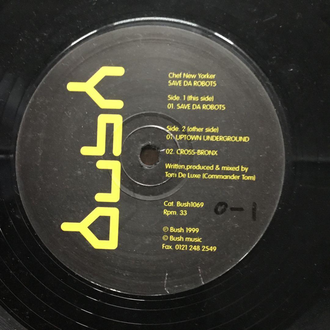 Chef Yorker - Save Da Robots 12" Vinyl EP 1999 Techno Electronica Bush