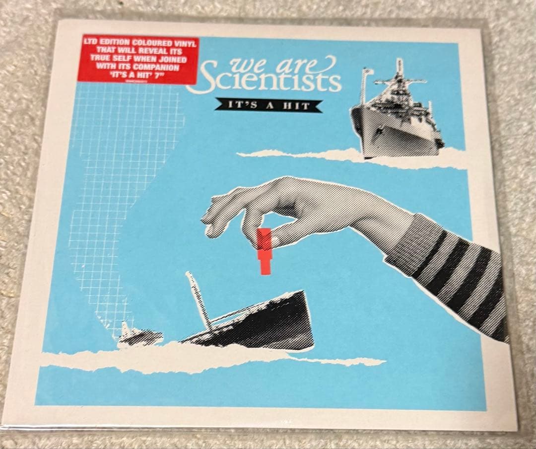 We Are Scientists It's A Hit Red Vinyl 7" Limited Edition Used | Japansoundstore