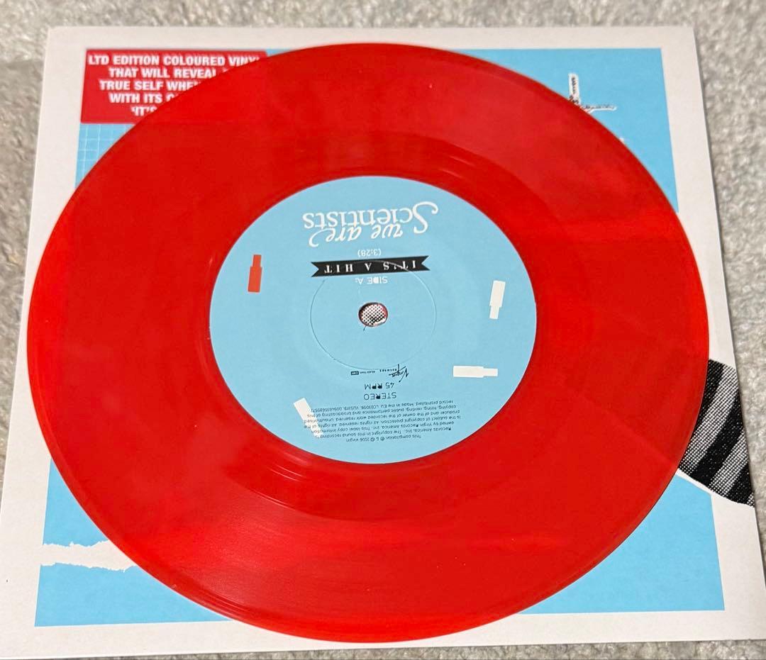We Are Scientists It's A Hit Red Vinyl 7" Limited Edition Used | Japansoundstore