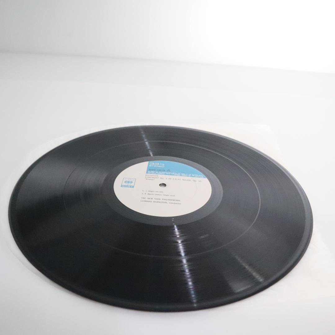 Leonard Bernstein Beethoven Symphony No. 3 Eroica LP CBS/Sony SONC-10078 Japan