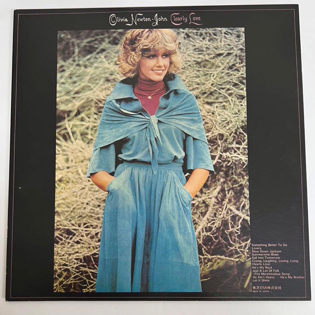 Olivia Newton-John - Clearly Love - Japan Vinyl LP Record + Obi & Inserts