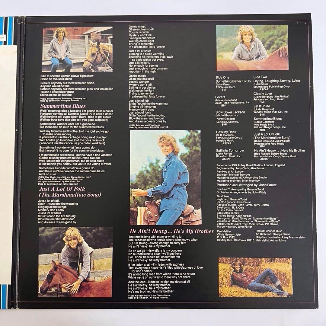 Olivia Newton-John - Clearly Love - Japan Vinyl LP Record + Obi & Inserts