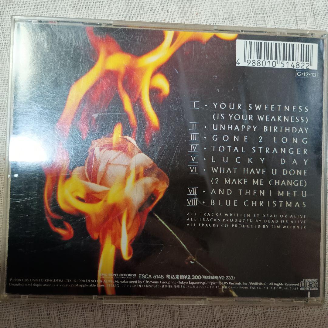 Dead Or Alive - Fan The Flame (Part 1) CD Japan Press 1990 Rare Import