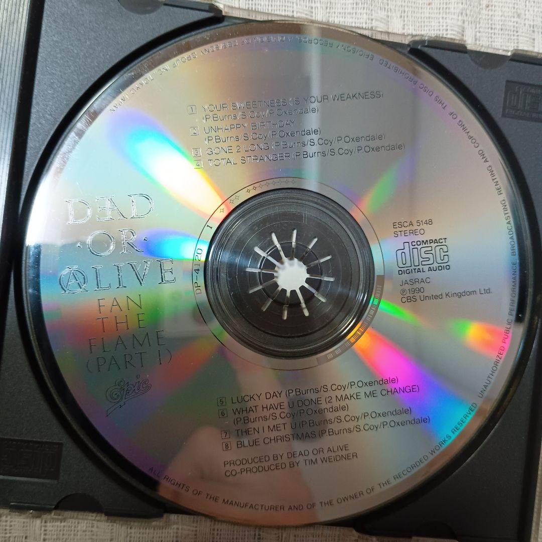 Dead Or Alive - Fan The Flame (Part 1) CD Japan Press 1990 Rare Import