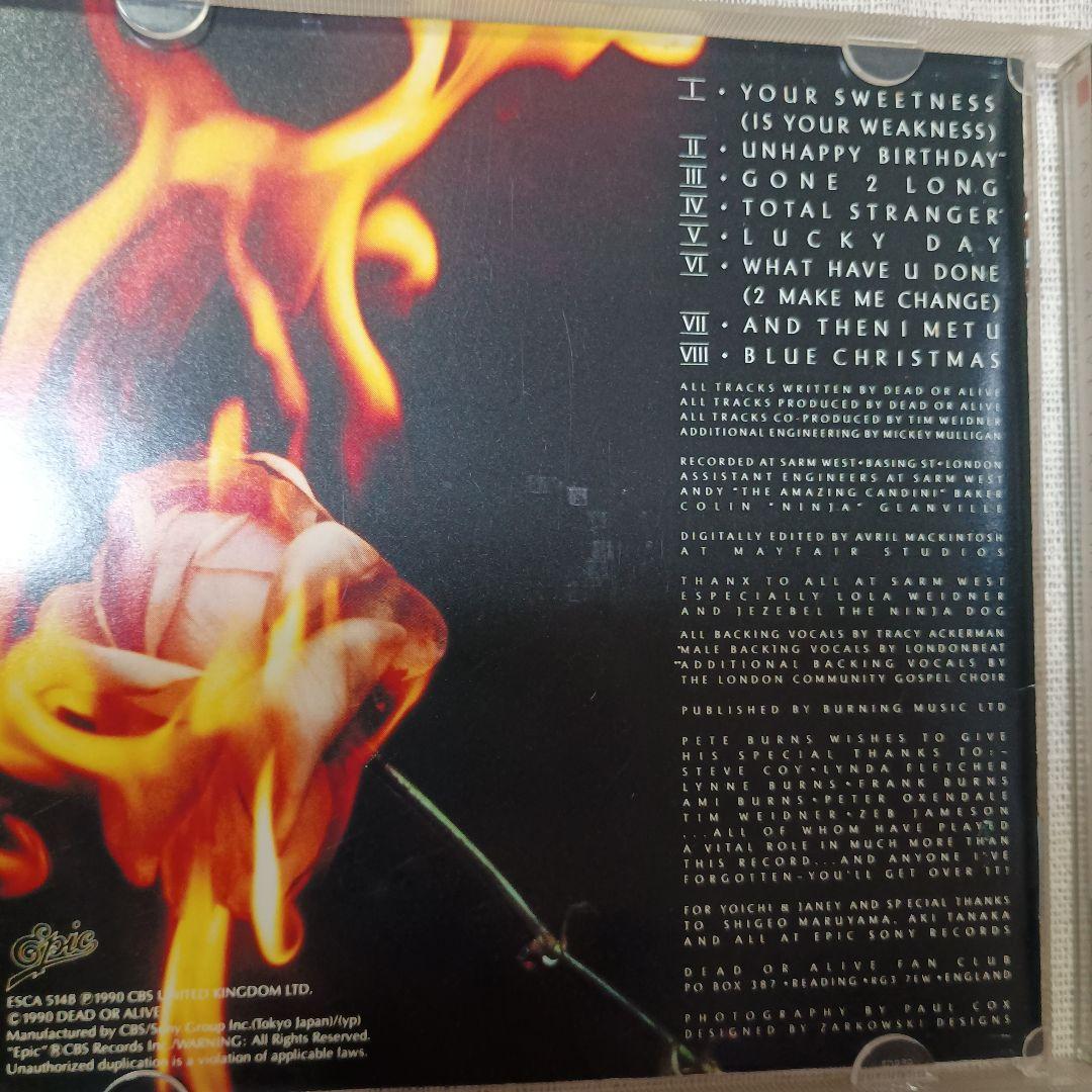 Dead Or Alive - Fan The Flame (Part 1) CD Japan Press 1990 Rare Import