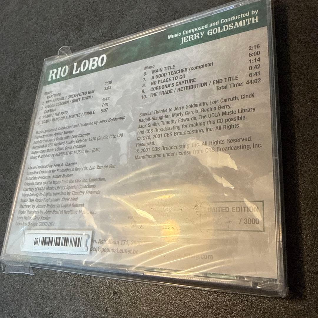 Rio Robo OST CD Limited 3000 Num. Jerry Goldsmith Used | Japansoundstore